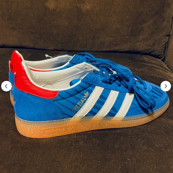 Rare Sample Tag Adidas Handball Spezial Blue Red White Men 9 US 8.5 UK 42 2/3 EU main image 5
